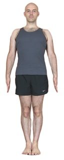 Correct form for Tadasana